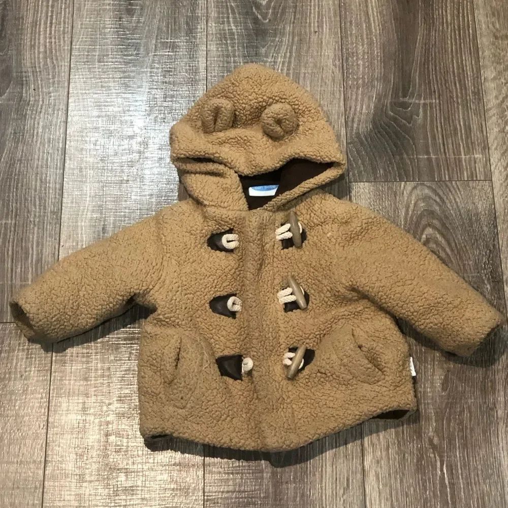 Baby Bon Bebe Winter Teddy Jacket Size 12 months